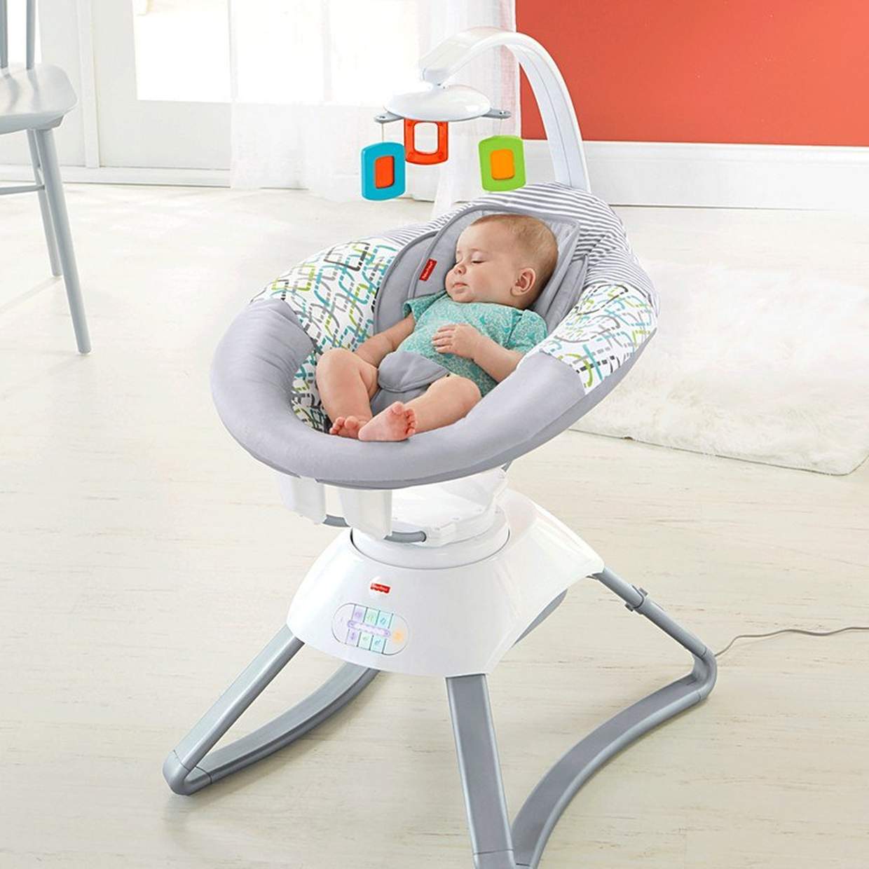 УКАЧИВАЮЩИЙ ЦЕНТР «ЦВЕТНАЯ ГЕОМЕТРИЯ» FISHER-PRICE