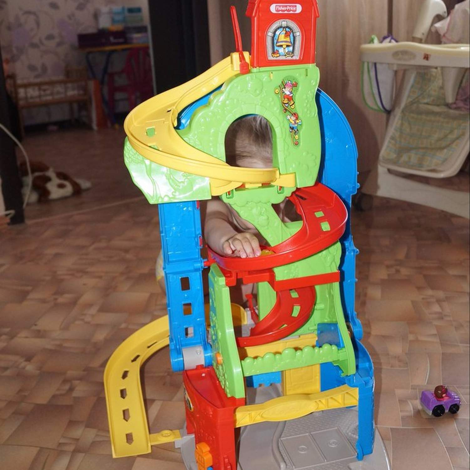 АВТОТРЕК НЕБОСКРЕБ FISHER-PRICE 2 В 1